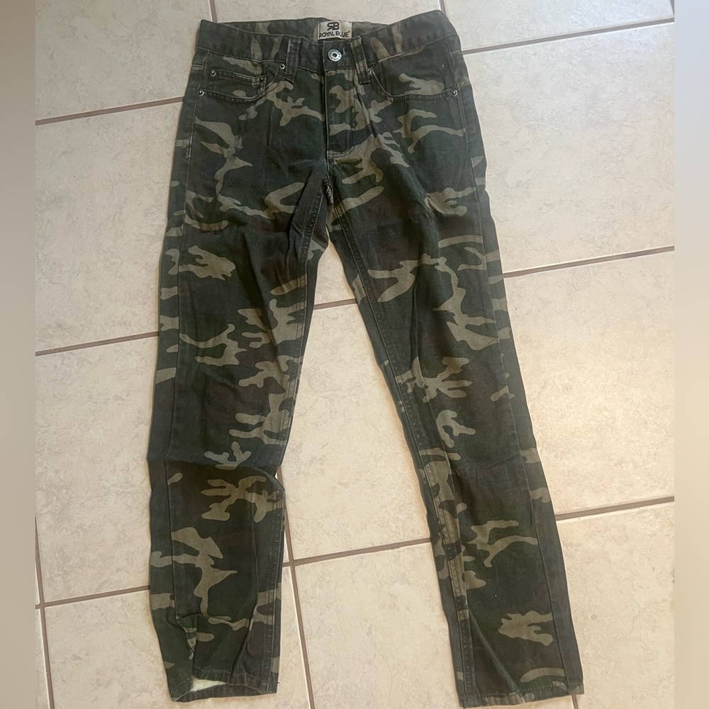 Royal Blue Camo Pants